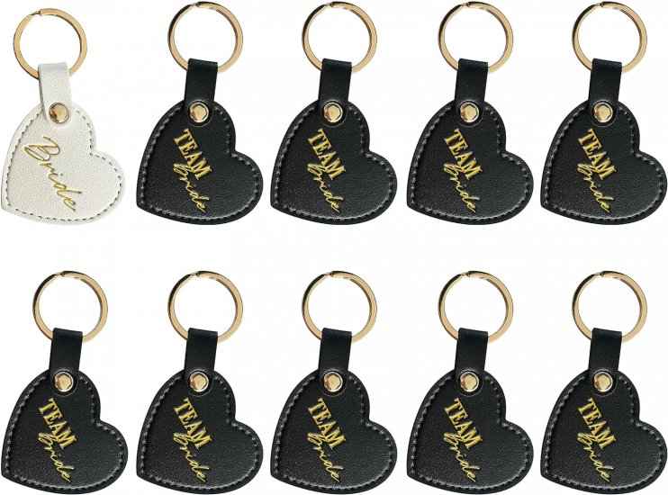 Bachelorette Favors Decorations 10pcs Team Bride Keychains