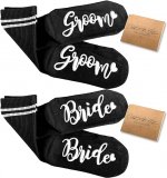 Bride and Groom Gifts Non Slip Yoga Grip Socks