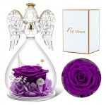 FullHeart Preserved Flower Rose Glass Angel Gifts