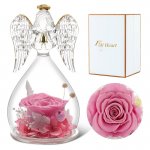 FullHeart Angel Rose Figurines Angel Gifts for Women